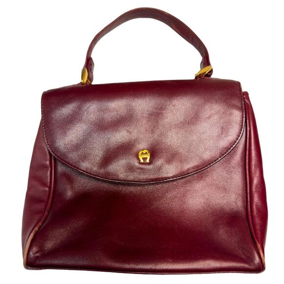 Vintage Etienne Aigner Small Leather Shoulder Crossbody Purse - Picture 1 of 10